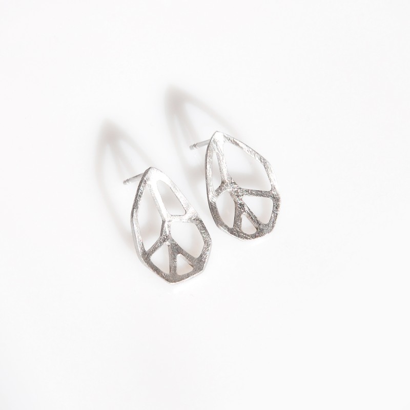LEAF silver earrings