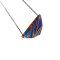 Blue Necklace with Wood