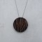 Round Necklace with Wood