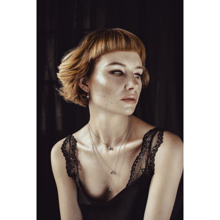 naszyjnik srebrna KONWALIA