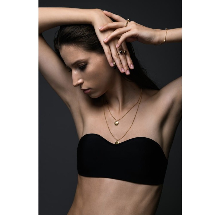 naszyjnik srebrny Medalion Liquid