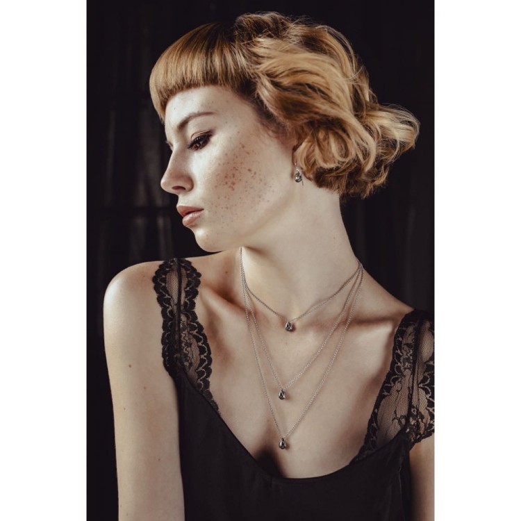 naszyjnik srebrna KONWALIA