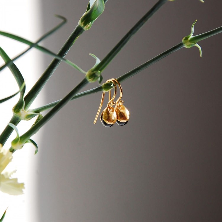 kolczyki złocone KONWALIE