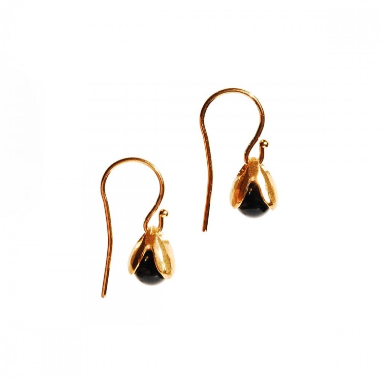 kolczyki złocone KONWALIE