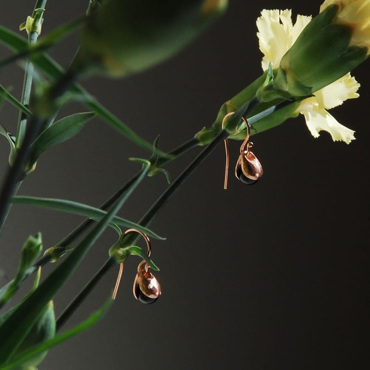 kolczyki złocone KONWALIE