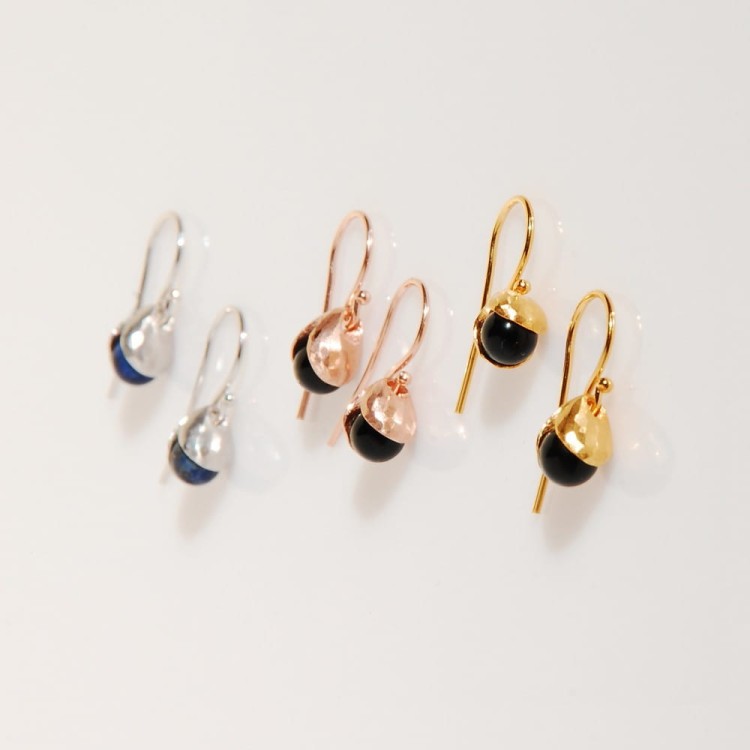 kolczyki złocone KONWALIE