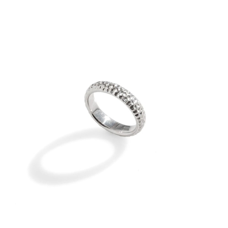 obrączka srebrna Dot