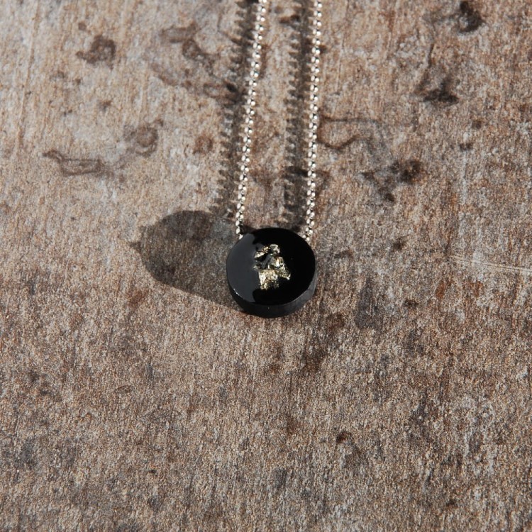 Naszyjnik  z pirytem