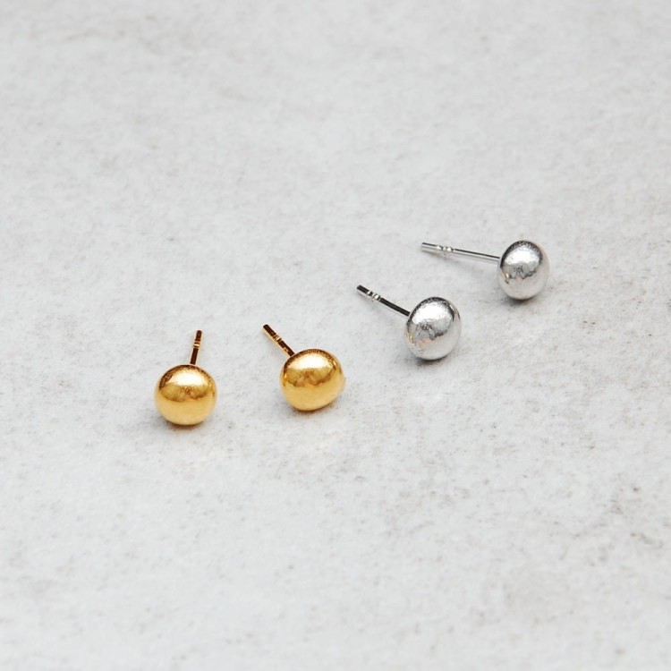 kolczyki srebrne piegi