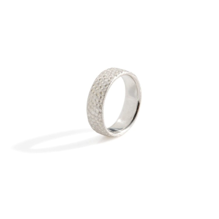 obrączka srebrna Dot