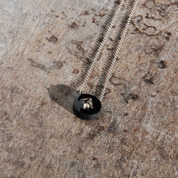 Naszyjnik  z pirytem