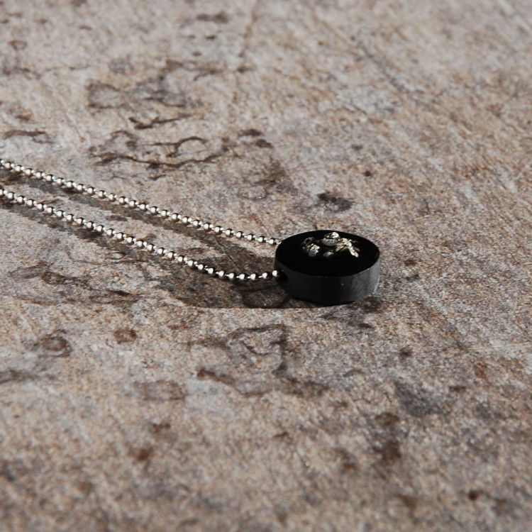 Naszyjnik  z pirytem