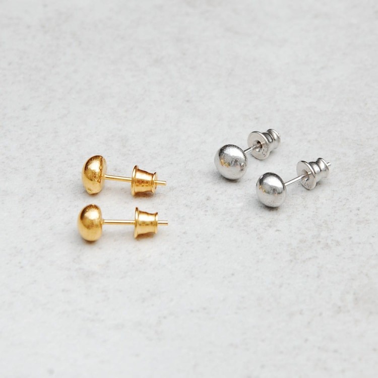 kolczyki srebrne piegi