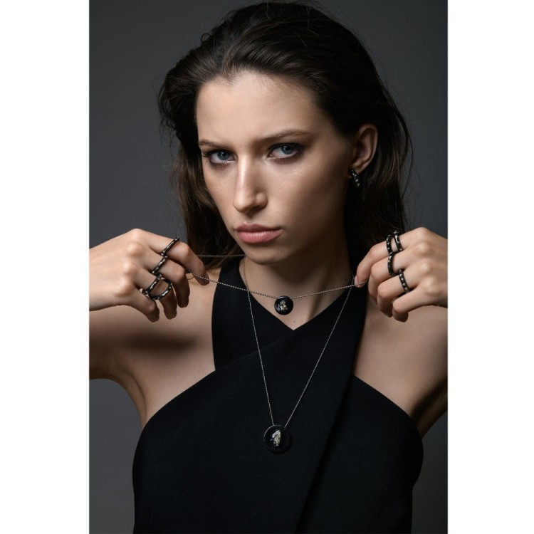 Naszyjnik  z pirytem