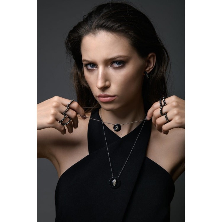 Obrączka z pirytami