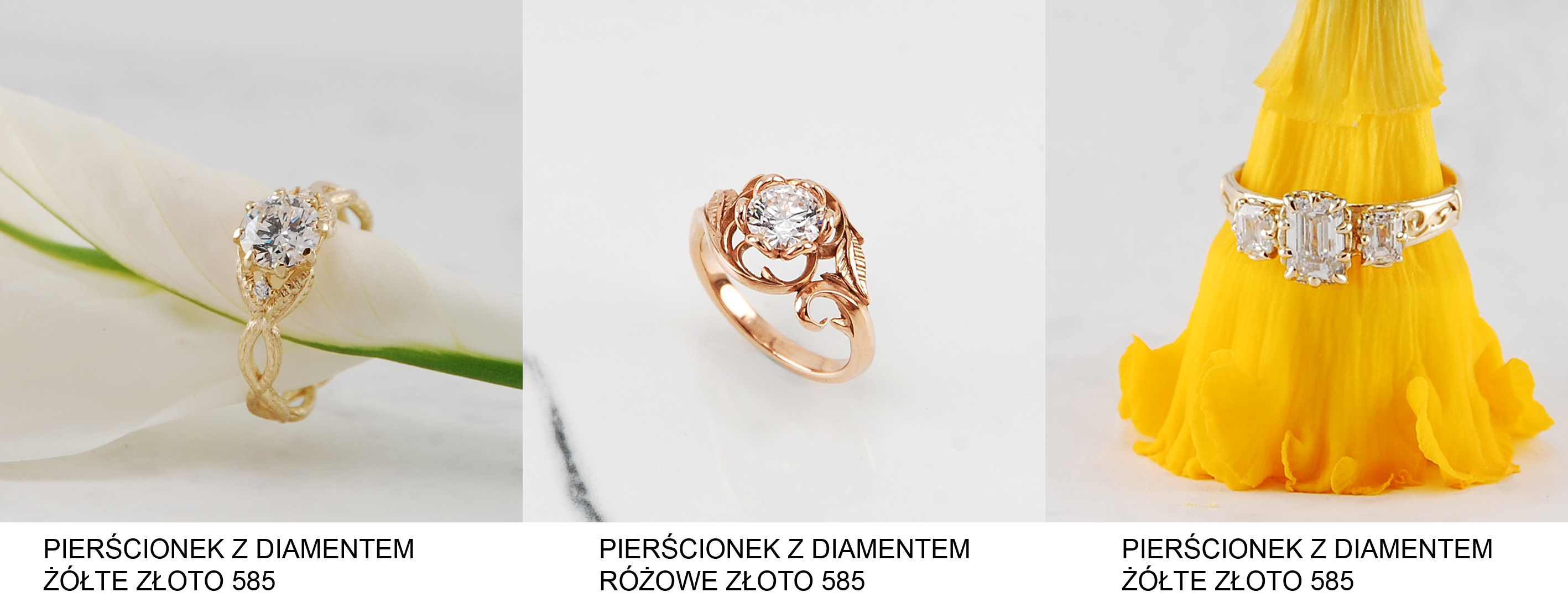 pierscionki zaręczynowe z diamentami